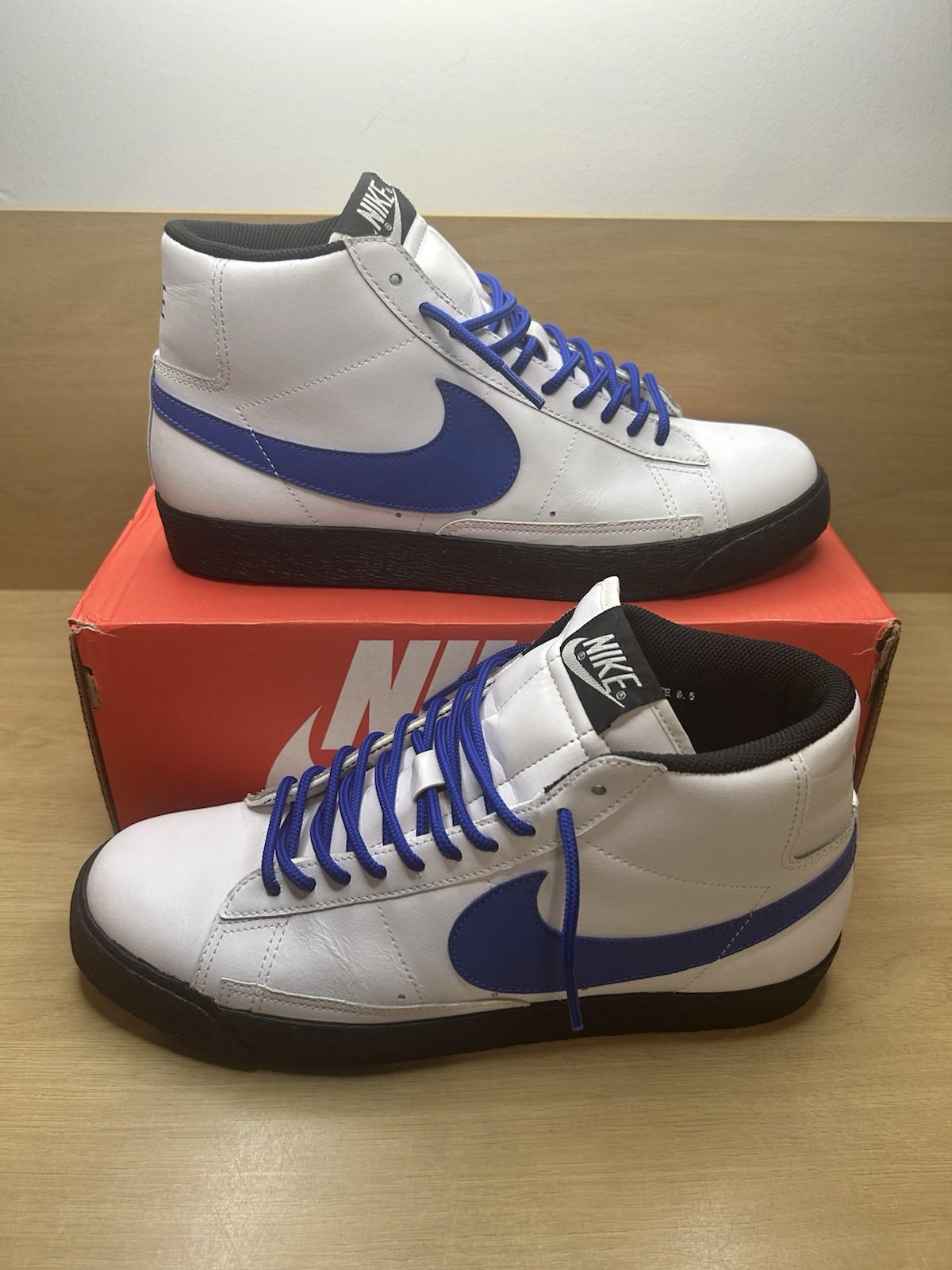 Nike Blazer High U White – Varsity Royal – Black Men’s 9.5 Women’s 11