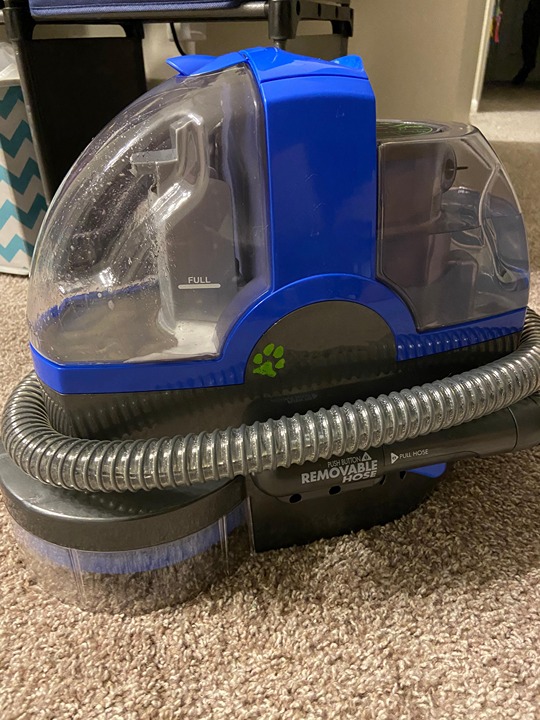 NEW Pet handsfree Spot and Stain Portable Deep Cleaner, Blue