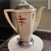 Vintage Porcelain Hand Painted Coffee Percolator