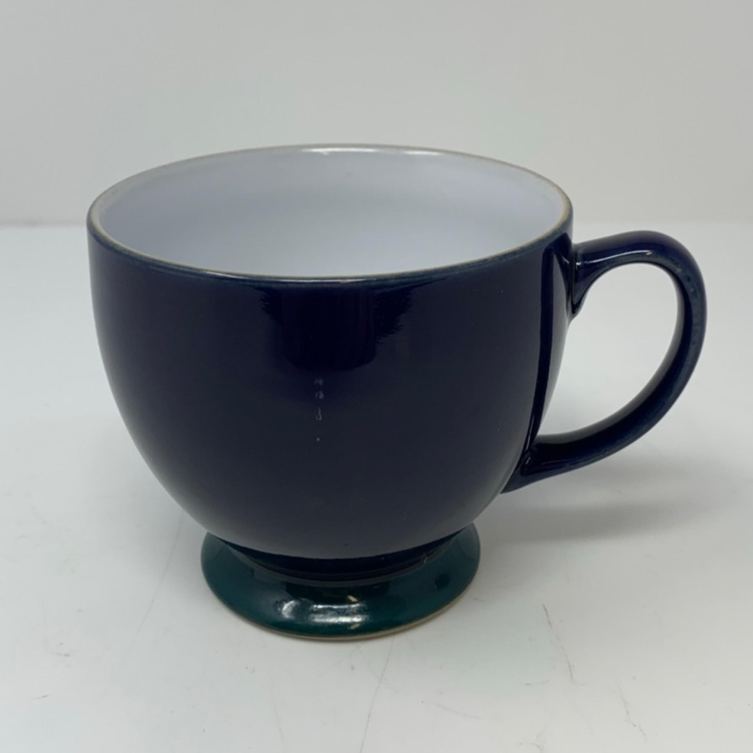England 'Regatta' Footed Cup (Blue/Green) - Denby