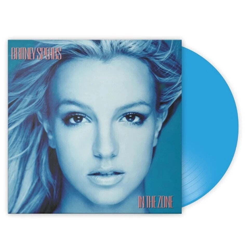 BRITNEY SPEARS IN THE ZONE VINYL NEW! LIMITED BLUE LP TOXIC ME AGAINST THE MUSIC