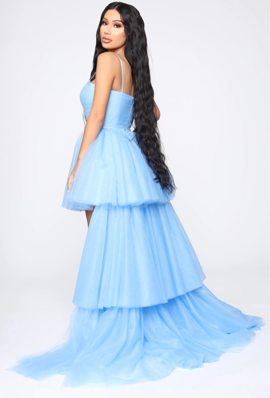 Angela High Low Gown