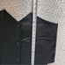 Vintage FMC First Manufacturing Vest Black Leather V-Neck
