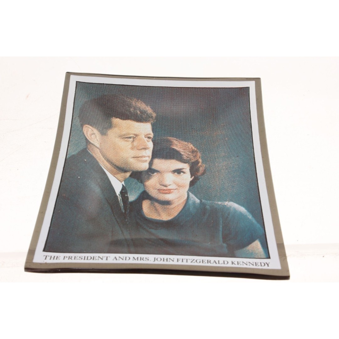 Small Dish Depicting President John F. and The First Lady Jackie Kennedy