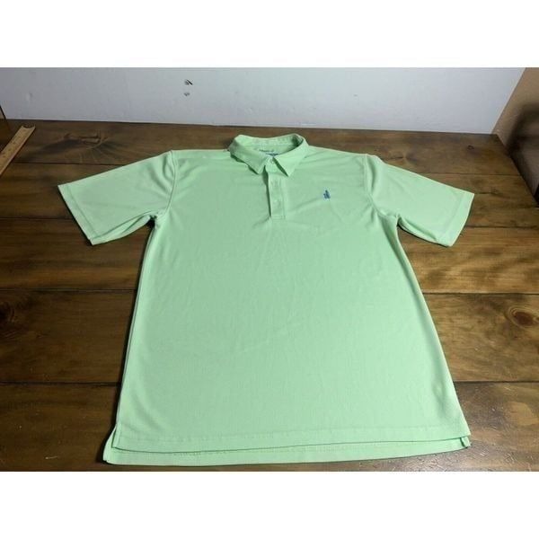 Johnnie-O Boys PREP-FORMANCE Polo Shirt Size 16 Green