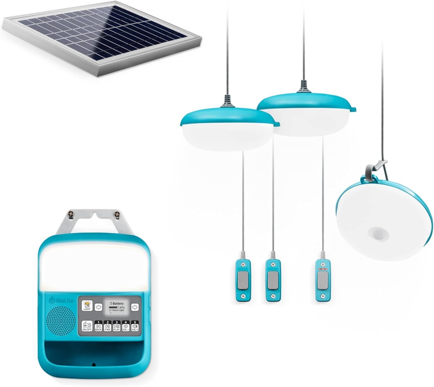 BIOLITE SOLARHOME 620 PORTABLE OFF-GRID SOLAR LIGHTING SYSTEM