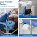 Adjustable Raised Toilet Seat w Armrest & Backrest Padded Supports 300 Lbs