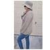 Agnes B Homme Paris Turtleneck Sweater Beige Knit Alpaca Wool Mohair Blend