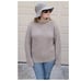 Agnes B Homme Paris Turtleneck Sweater Beige Knit Alpaca Wool Mohair Blend