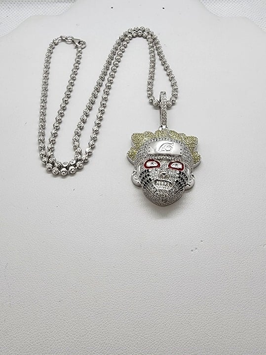 Brand New Sterling Silver 925 Naruto Necklace