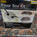 Floor box kit satin nickel