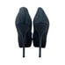 Yves Saint Laurent YSL blue snake skin tribtoo 105 high heel platform shoes 39.5