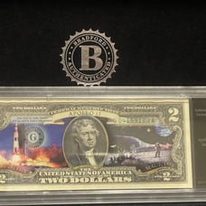 US SPACE RACE COLLECTION 2 Dollar Bill Two Legal Tender Uncirculated