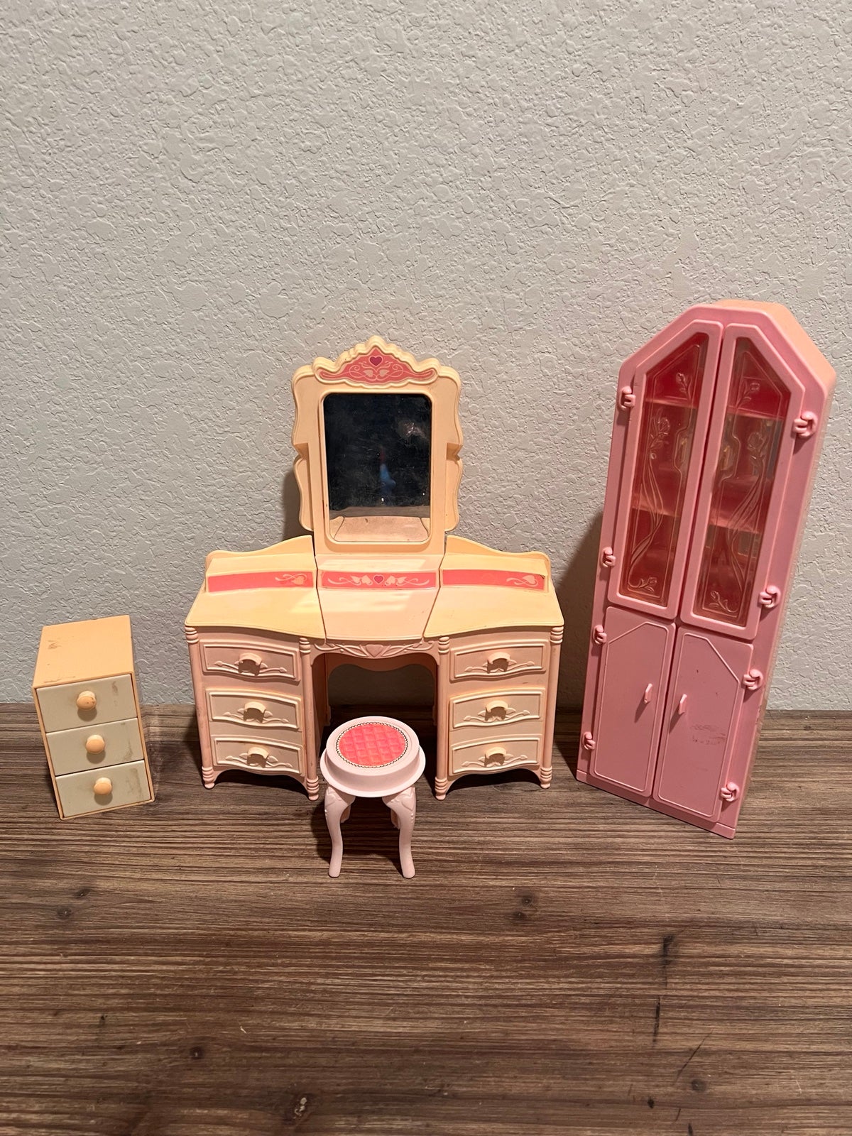 Vintage Barbie Furniture - 3 pieces
