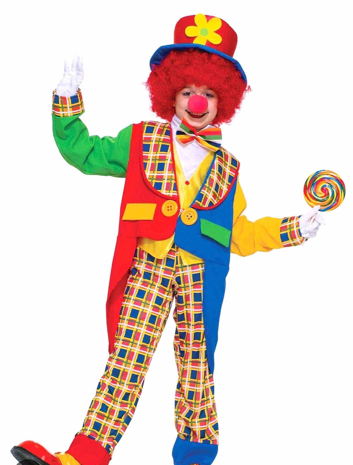Clown costume kids size 8/10