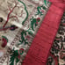 India Gold Metal Thread Tapestry -Elephants Peacocks Green Parrots Sitar Dancers