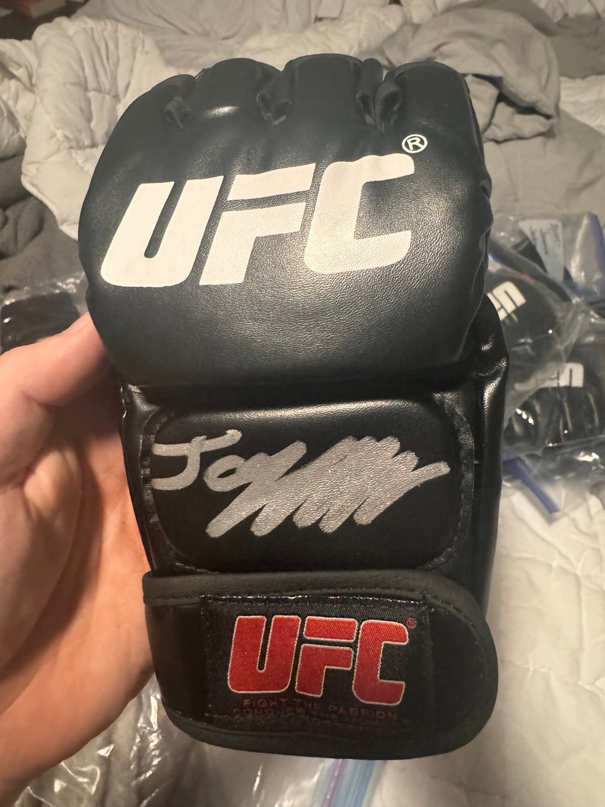 Jorge Masvidal Autographed Glove