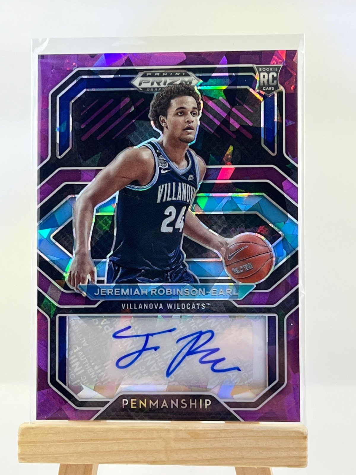Jeremiah Robinson-Earl Prizm DP Purple Ice Auto RC