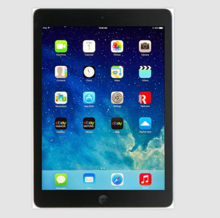 Apple iPad Air 1st Gen- A1474 32GB (MD786LL/A) WiFi Space Gray -Grade A + Cover