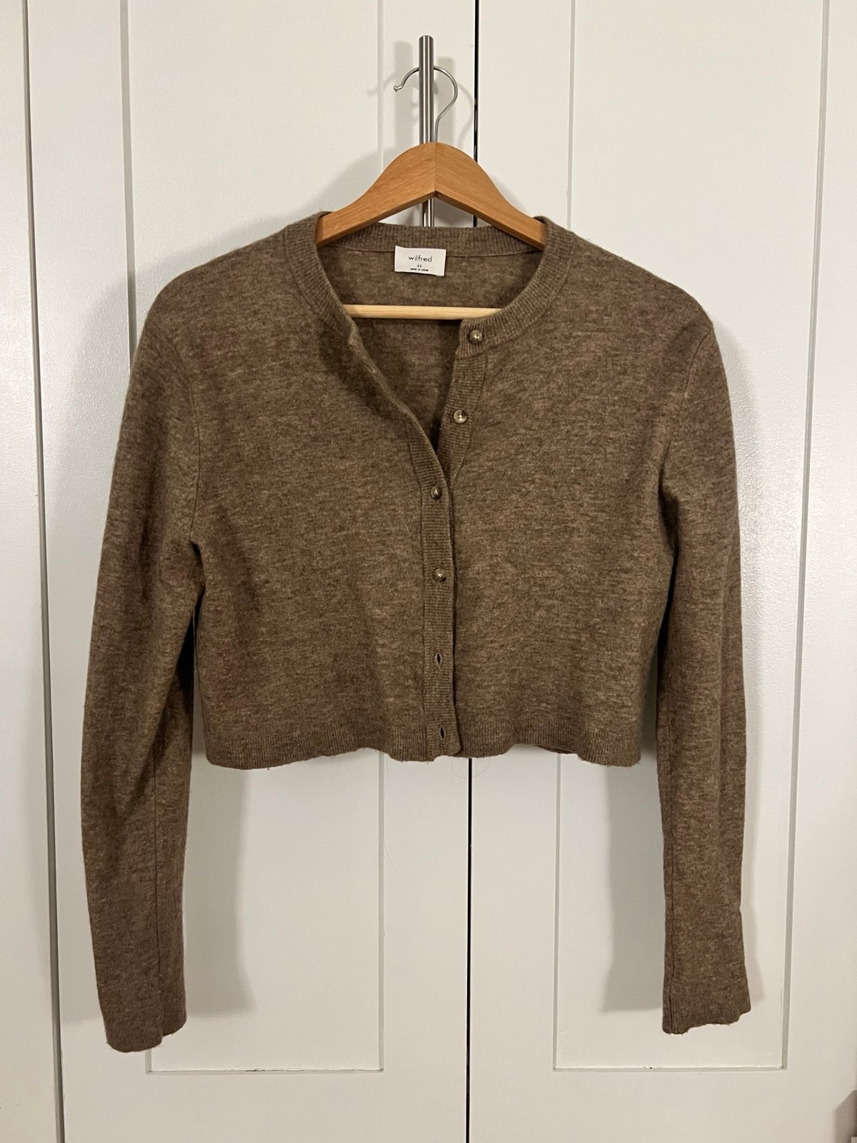 Aritzia Beige Sicily Cardigan