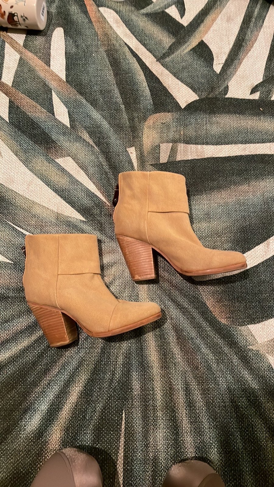 Rag & Bone canvas Newbury boot, great condition, 8, 530