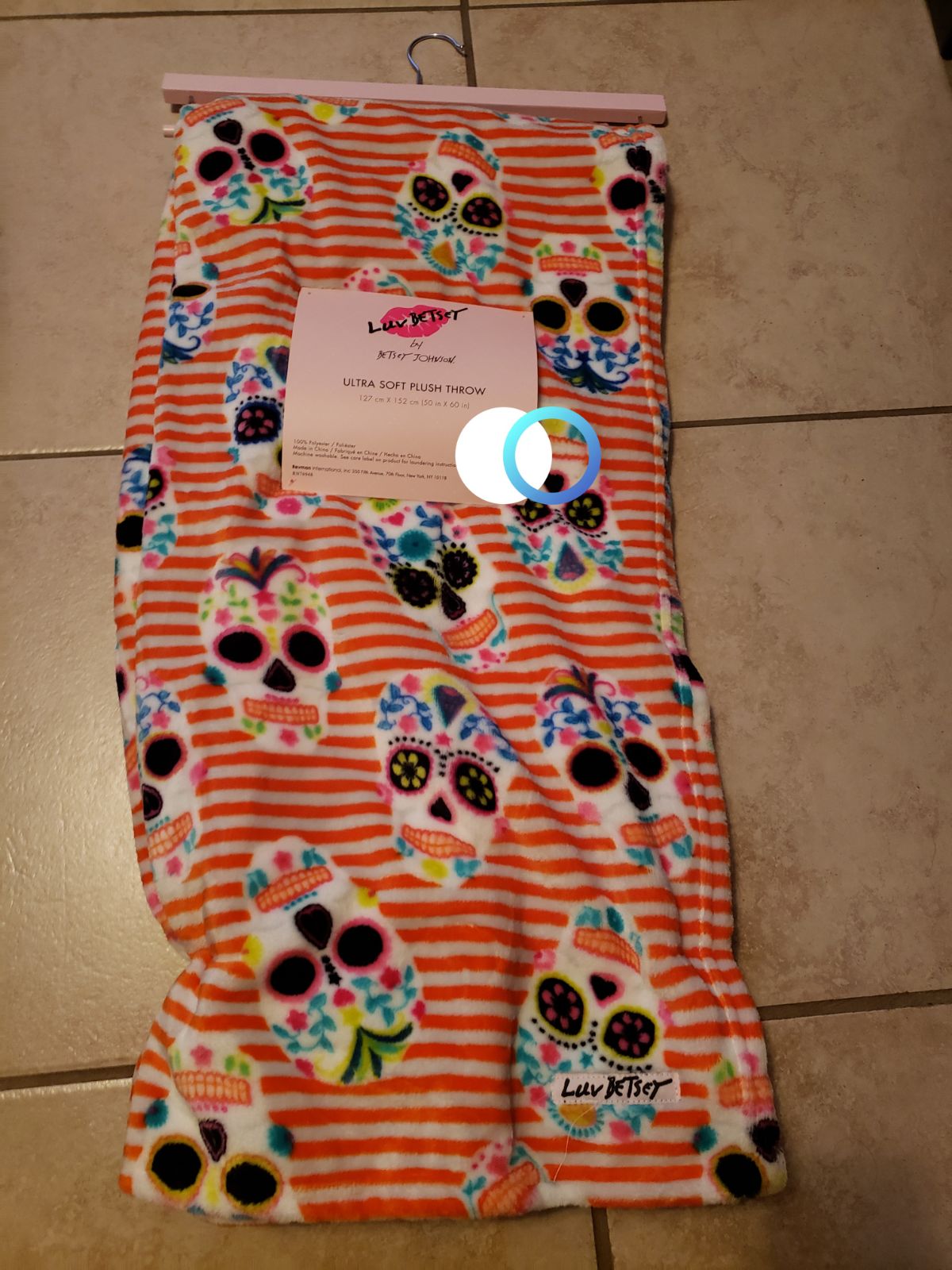 Betsey Johnson Dia De los Muertos Throw