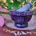 Purple Soapstone Mortar and Pestle - Beautiful 3.5 Wide