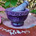 Purple Soapstone Mortar and Pestle - Beautiful 3.5 Wide