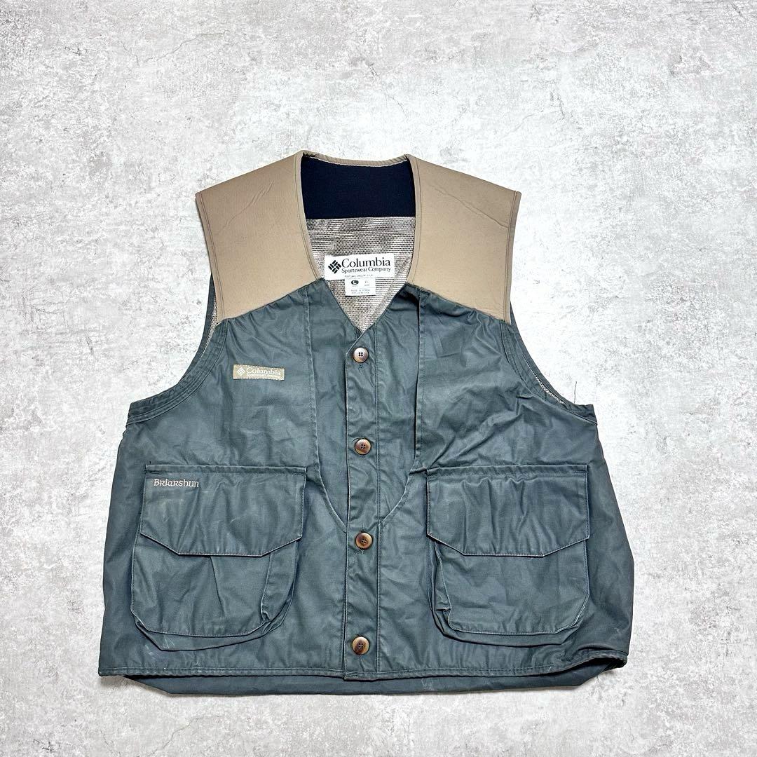 90s Columbia Briarshun Half Moon Hunting Vest