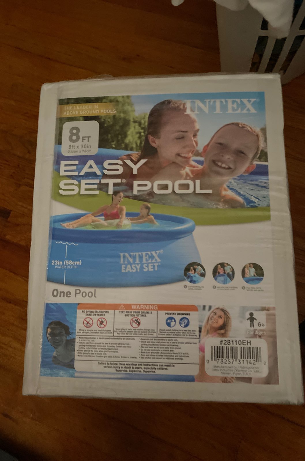 Intex easy set pool 8ft x 30in
