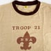 80s Boy Scouts ringer tshirt 1980s vintage