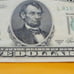 UNC 1950A 5 Dollar Bank Note. Lime Green Seal