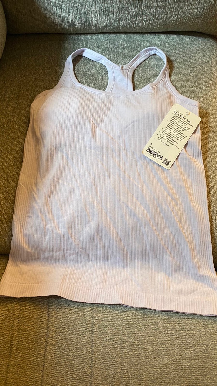 NWT ETS tank - lavender dew