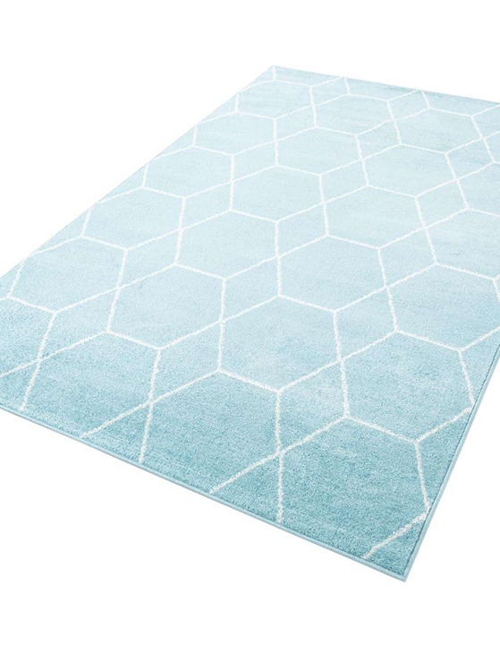 5' x 8' New Area Rug Blue H 40898 Home Decorative Art Soft Carpet Collectible