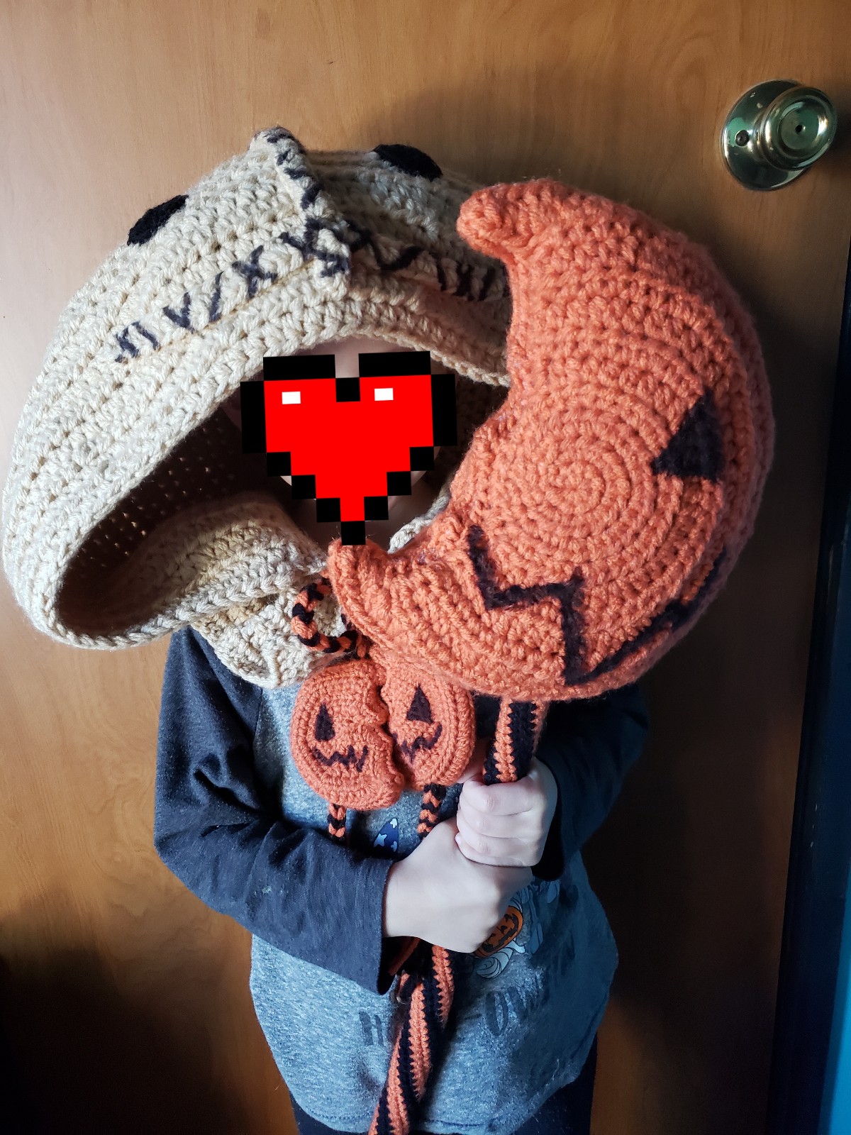 Trick r treat hood and lollipop