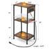 Entry way / End table with charging ports