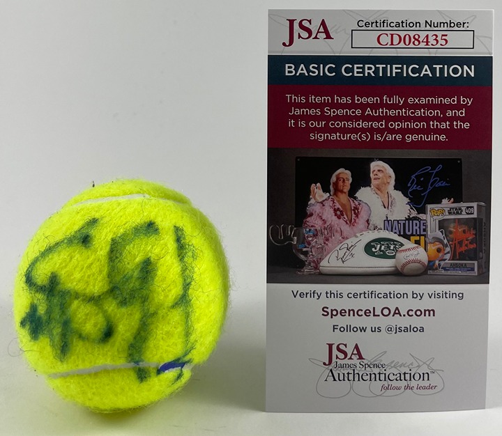 Steffi Graf Signed Wilson US Open Tennis Ball Autograph Grand Slam JSA COA