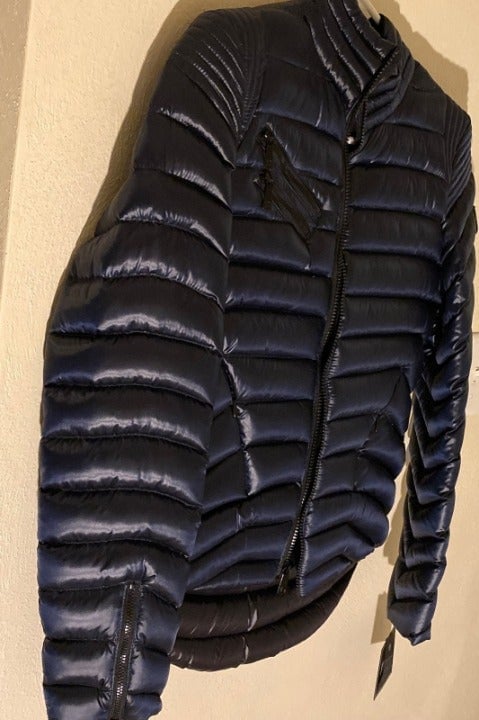 NWT Dawn Levy blue two puffy jacket xs