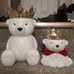 King polar bear candle holders