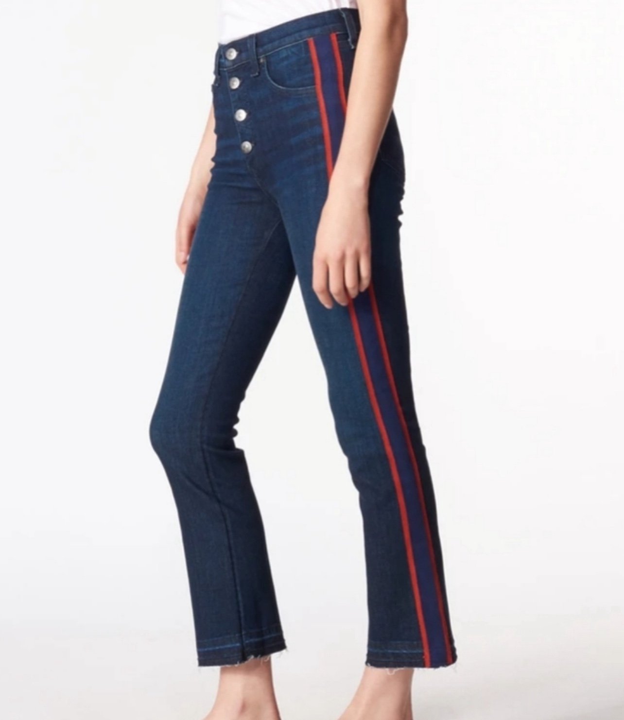 NWT VERONICA BEARD Carolyn High Rise 10” Baby Boot Jeans USA MADE Size 24