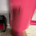 Starbucks 40 oz. Holiday Tumbler with Red Cold Cup Ornament Key Chain!