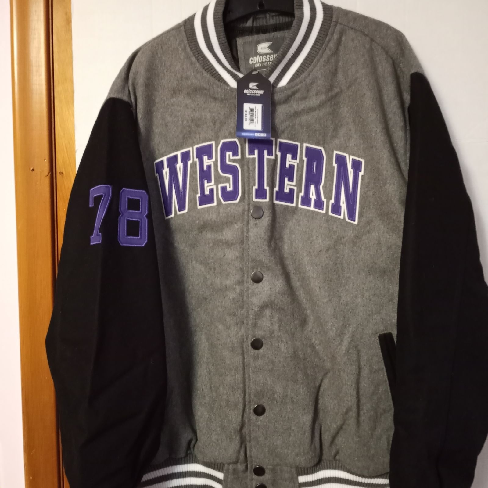 Jacket Western University Mustangs Size Large