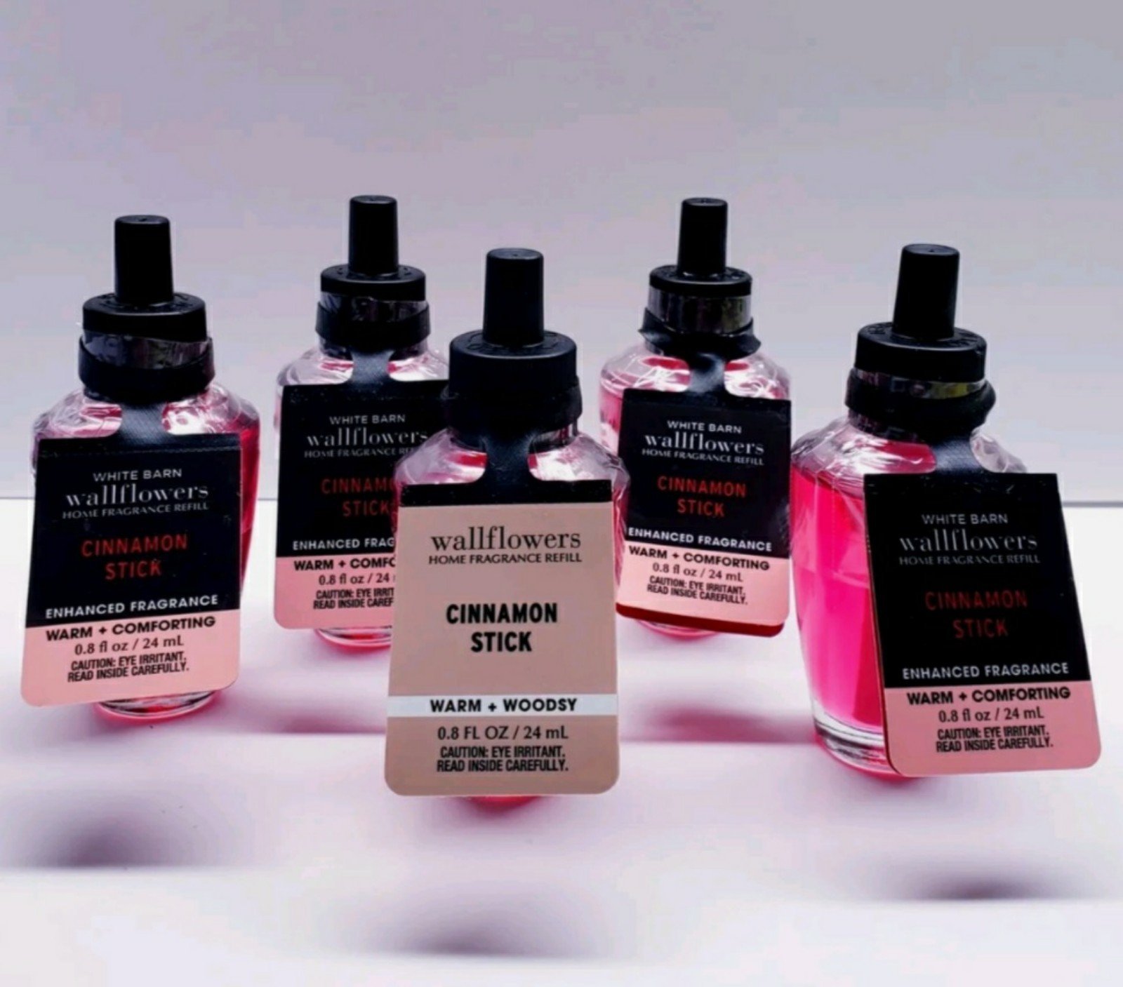 Bath & Body Works CINNAMON STICK Wallflowers Fragrance Refill, 0.8 fl oz(5 pack)