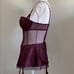 Victoria’s Secret Peplum Babydoll Bustier Cami