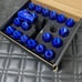 New 20PCs Blue D1 Style Lug Nut M12x1.5