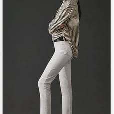 Joe’s Jeans The Lara Petite straight size 26 white denim frayed ankle length