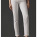 Joe’s Jeans The Lara Petite straight size 26 white denim frayed ankle length