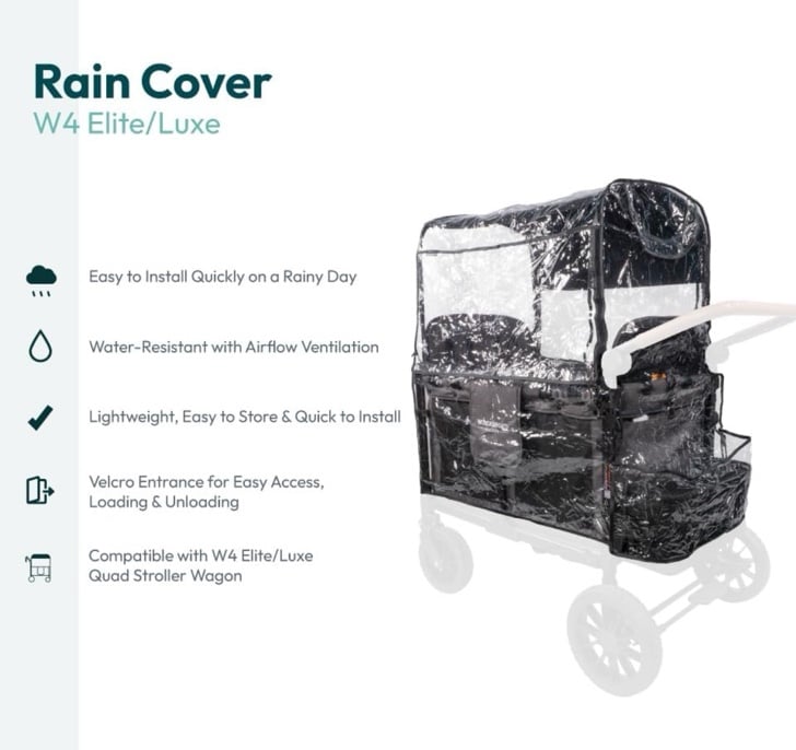 New Wonderfold Wagon W4 Elite and Luxe Rain Cover