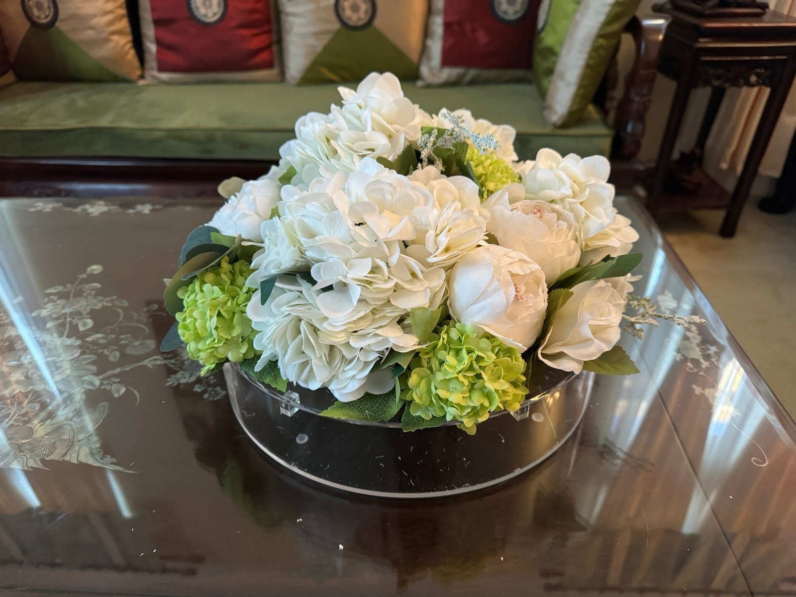 Faux Floral Centerpieces