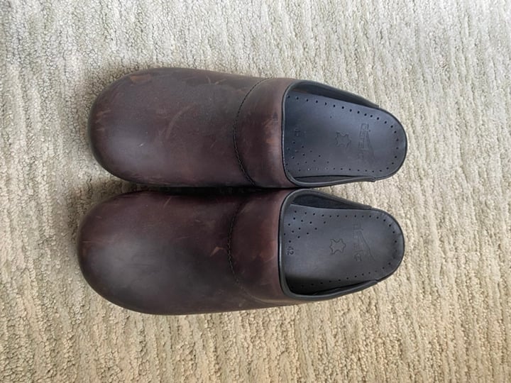 Dansko Clogs Brown leather, size 42
